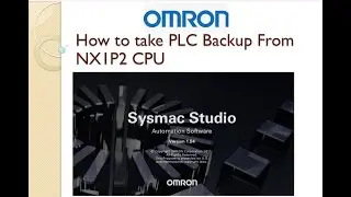 How to take backup from NX1P2 OMRON PLC😃 | Upload Backup From OMRON | PLC Tutorial | Jack Automation