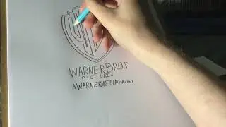Drawing and Colouring the 2021 Warner Bros logo for the CLG wiki and other logo fanatics