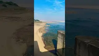 Medigadda barrage water 💦#medigaddabarrage #kaleshwaramproject #news #shorts