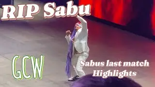 RIP Sabu - highlights from his last match GCW Wrestlemania week