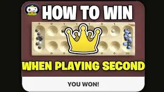 How To Win IMessage Mancala Avalanche Mode When Playing Second (EASY)
