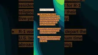 DHS Eases R-1 Visa Reentry Rules for Religious Workers