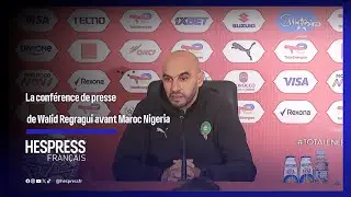 La conférence de presse de Walid Regragui  avant Maroc-Nigeria