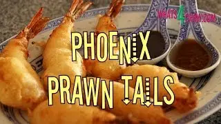 Phoenix Prawn Tails. Chinese prawns deep-fried in a light crispy batter.