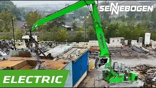 SENNEBOGEN Electric 855E Jobsite Report - AIM Recycling Hamilton, Ontario