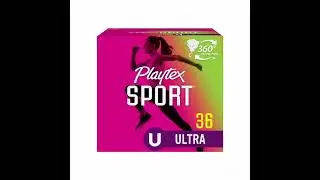 Playtex &reg;️ Sport &reg;️ Ultra Tampons ⭐⭐⭐⭐⭐ #Playtex #feminineprotection #pleaselikeandsubscribe