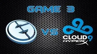Evil Geniuses vs Cloud 9 Tempest Game 3 | Season 4 NA CLS Summer Promotion 2014 | EG vs C9T