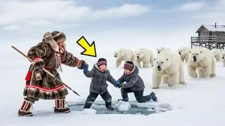 Idosa IACUTA Surda de 92 ANOS Combate Ursos Gigantes na neve a -81°C Para Salvar os Netos