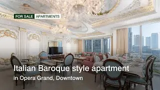 Italian Baroque style apartment in Opera Grand, Downtown Dubai | haus & haus