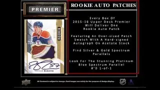 2015-16 UD Premier Hockey
