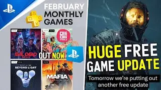 PS Plus FEBRUARY 2023 Free Games OUT NOW and A Huge Free PS5 Game Update Coming Tomorrow!