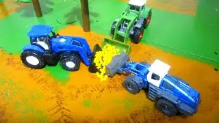 Siku 1355  New Holland / Siku 6336 Forklift / Siku 1039 Fendt
