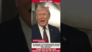 Trump says US will take Greenland 'one way or the other'