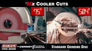 Quick Peek - 50x Cooler Cuts | Diablo Steel Demon Cermet II Metal Cutting Saw Blade