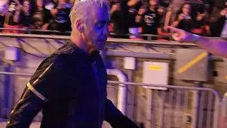till lindeman from rammstein walking among fans at memorial collisseum L.A. sept. 24 2022