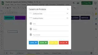 PLANILHA PRONTA para Cadastro de Clientes e Pedidos - Google Planilhas