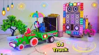 Mini Dj Truck Loading At-home by cardboardmaking dj truck |setup |djwala, dj gadi