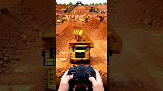 CHILDREN PLAYING TRUCK GAMES IN THE DESERT#ai #animation #subscribe