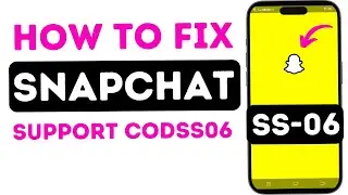 how to fix Snapchat Support Code SS6 - Ultimate Fix Guide|#SnapchatSupport #SS6ErrorFix