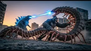 GODZILLA & KONG vs. GIANT CENTIPEDE | Amazon Jungle War | Full Fight 4K