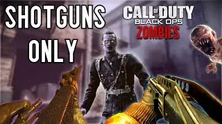 SHOTGUNS ONLY CHALLENGE ON EVERY BLACK OPS ZOMBIES MAP