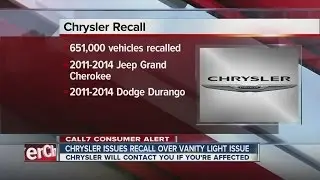 Chrysler recalls 651K Jeep, Dodge SUVs for mirror lights