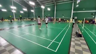 Voo Jun Yu/ Aiden Yeo VS Haven Isaac/ Elwindo Evan Axel borneo Championship U16 Quarter final (Set1)