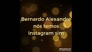 Informativo de agora Bernardo Alexandre