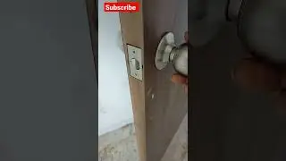 Yale bedroom door lock installation checking