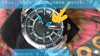 Maxima Analog Black Dial Men's Watch - 37980CAGI  Unboxing , ana review . It is chinese watch. Don'