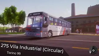 275 VILA INDUSTRIAL (CIRCULAR) com o TORINO 99 (Scania F113HL) da IMIGRANTES! Proton Bus Simulator