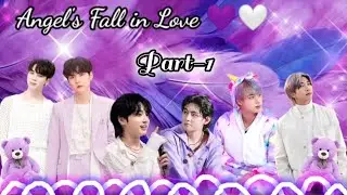 Angel's Fall in Love 💜🤍| PART-1 | taekook, yoonmin, namjin BTS love story 💜| @BT21bangtan0_0