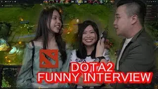 Dota 2 Funny Q&A (ESL One Genting 2018)