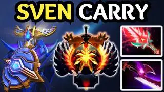 🔥 WHY SVEN CARRY IS ACTUALLY BROKEN &mdash; GOD&rsquo;S STRENGTH & CLEAVE DESTRUCTION | DOTA 2 🔥