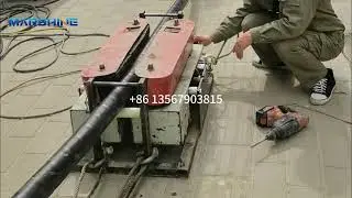 Operation of Stringing Equipment Cable Conveyor for Laying Cables#cable #machine #conveyor #quality