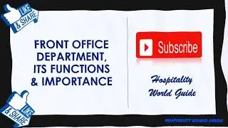 What Is Front Office Department All About? Its Functions & Importance