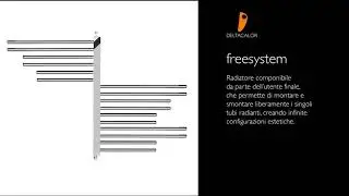 Termoarredo Design FreeSystem - Deltacalor