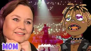 MOM REACTS TO Juice Wrld - Misfit & The Party Never Ends [Music Video Reaction]