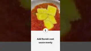 Simple Ravioli plate up 🦢 #shorts #viral #fyp