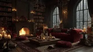 Where Winter Piano Meets Firelight ❄️ A Calm Space for Focus, Meditation and Inner Peace