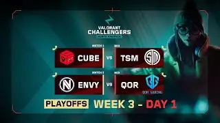 CUBE vs. TSM | VALORANT Challengers NA | Playoffs Week 3 Day 1 | Stage 3 | Map 1