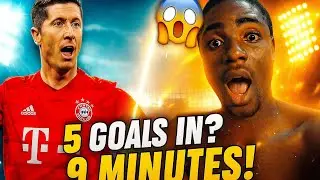 This Is UNREAL! Lewandowski Scored 5 Goals in 9 Minutes | Reaction Video