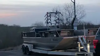 Bowfishing at Choke Canyon on the river.