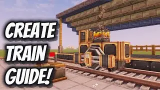 Use These Tricks To MASTER Create Mod Trains! | Minecraft Guide
