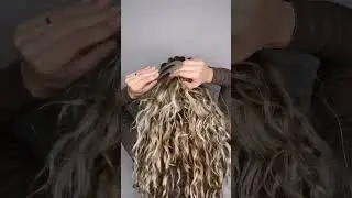 Half up twist #fypage #curlyhair #hairstyle #easyhairstyle #hairstyles #viral