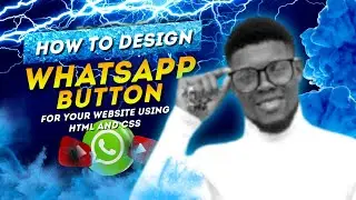 HOW TO DESING A WHATSAPP BUTTON USIG HTML AND CSS
