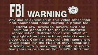 playstation 2 start up screen + FBI warning Fight Club DVD