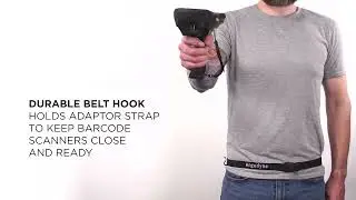 Ergodyne Squids 3135 Barcode Scanner Belt + Hook