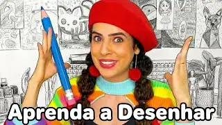 COMO DESENHAR QUALQUER COISA! Liberei 1 aula do meu CURSO DE DESENHO! 