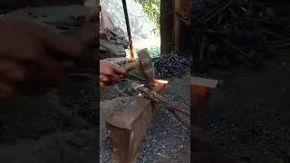 Fire, Hammer & Iron | Blacksmith Work.#blacksmithwork #shorts
